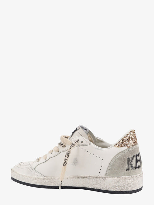 Golden Goose Leather Ball Star with logo on the side - Whiteblackgoldice