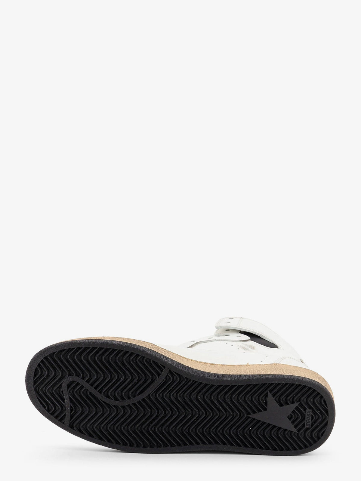 Golden Goose Deluxe Brand Sky Star leather sneakers with iconic side logo - Whiteblack