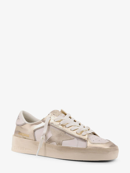 Golden Goose Deluxe Brand Stardan low-top leather sneakers - Platinummilkbeige