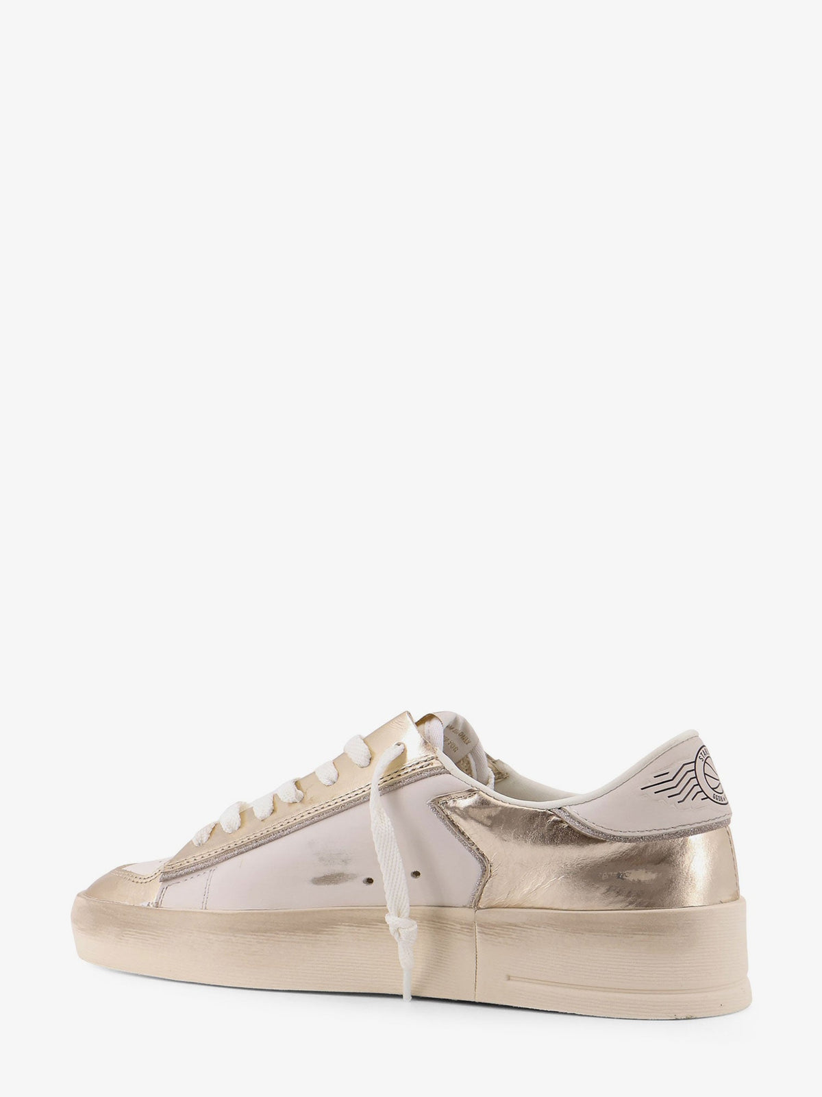 Golden Goose Deluxe Brand Stardan low-top leather sneakers - Platinummilkbeige