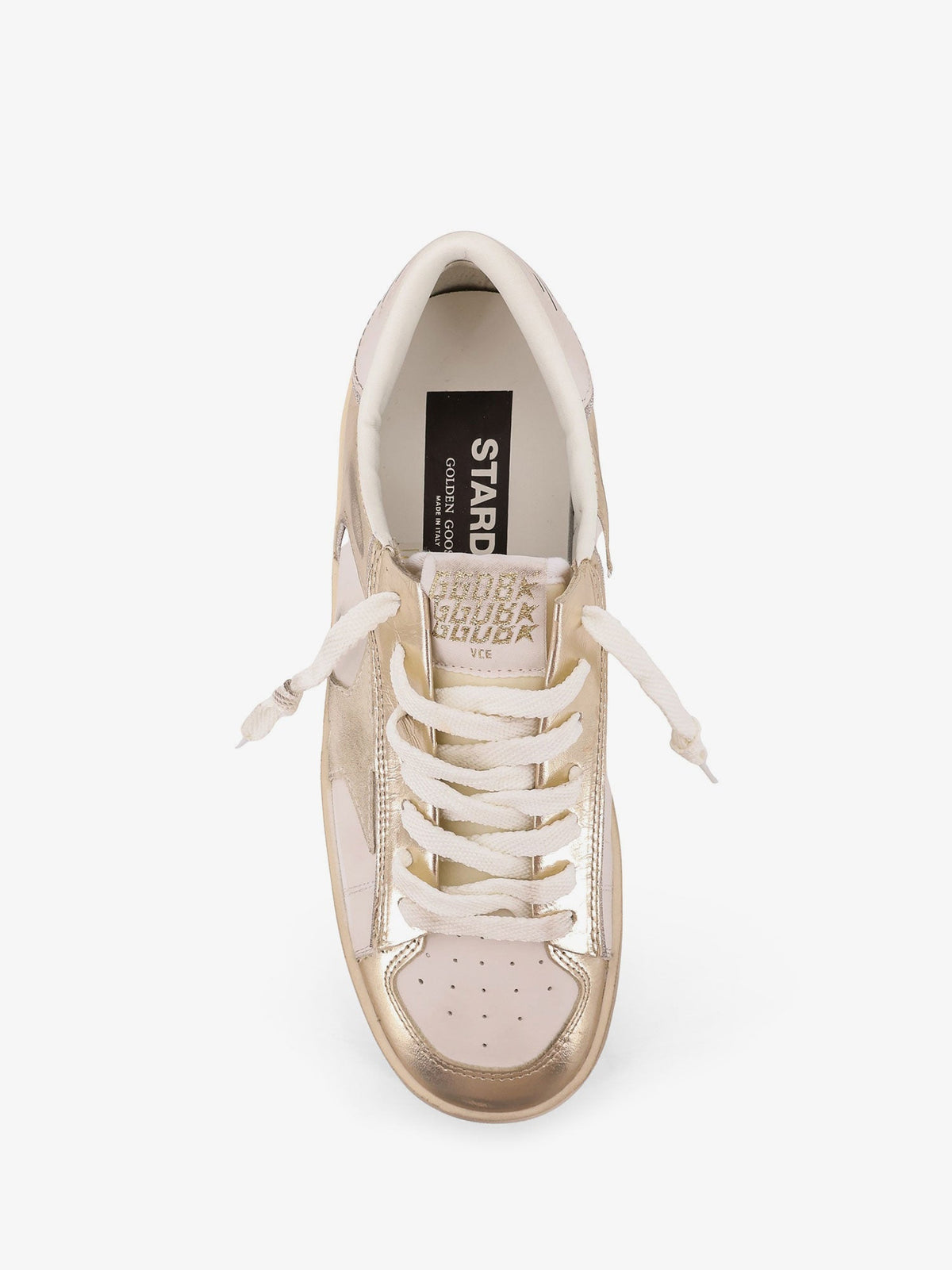 Golden Goose Deluxe Brand Stardan low-top leather sneakers - Platinummilkbeige