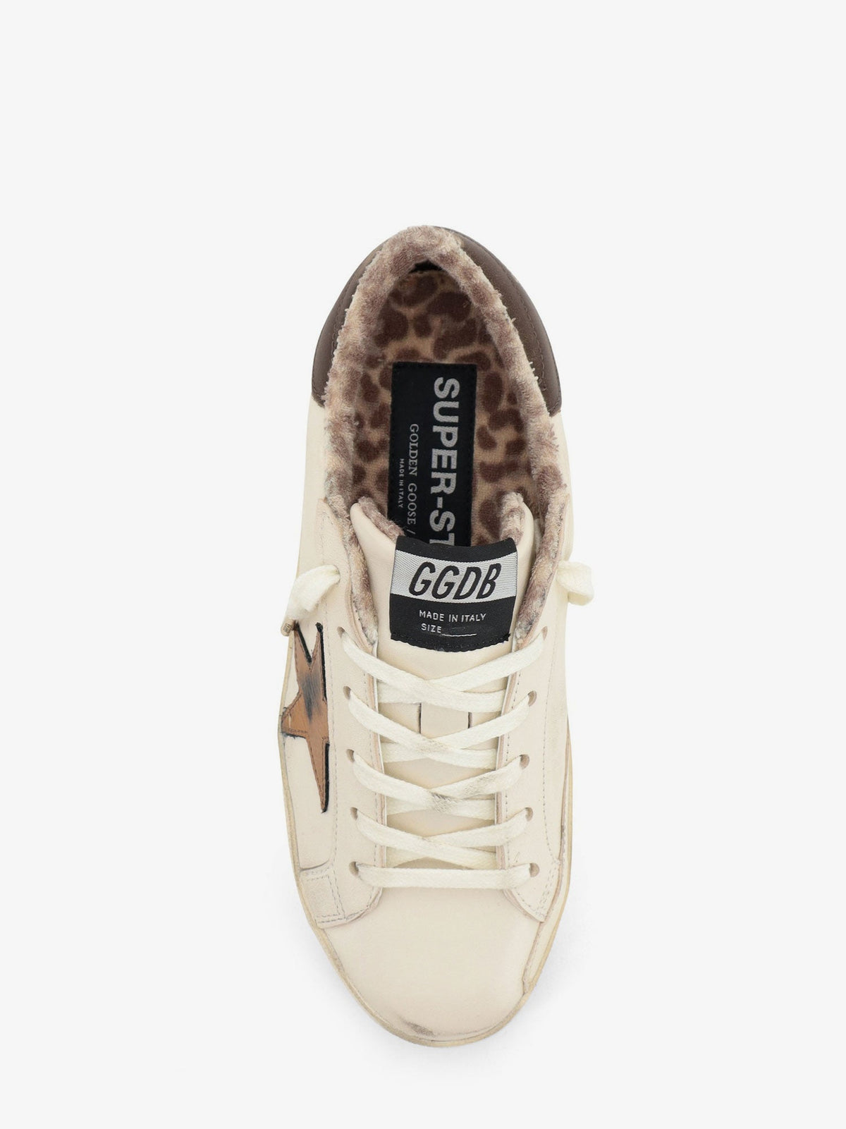 Golden Goose Super Star Vintage leather sneakers - Buttercreambronzebrown