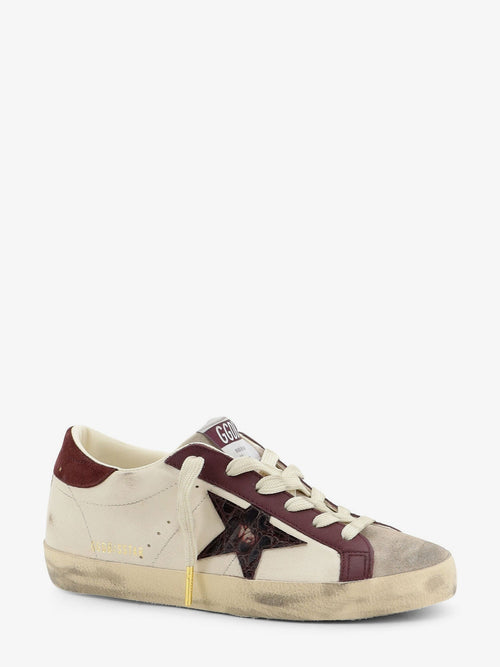 Golden Goose Super Star Vintage leather sneakers - Butterbeigeburgundy