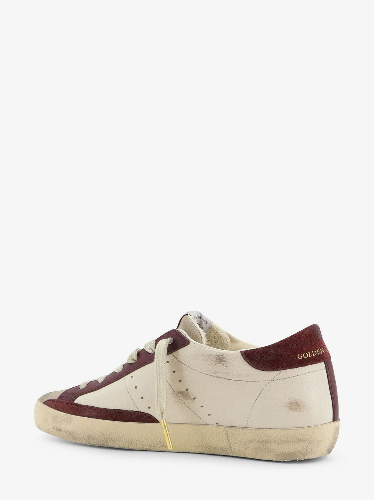 Golden Goose Super Star Vintage leather sneakers - Butterbeigeburgundy