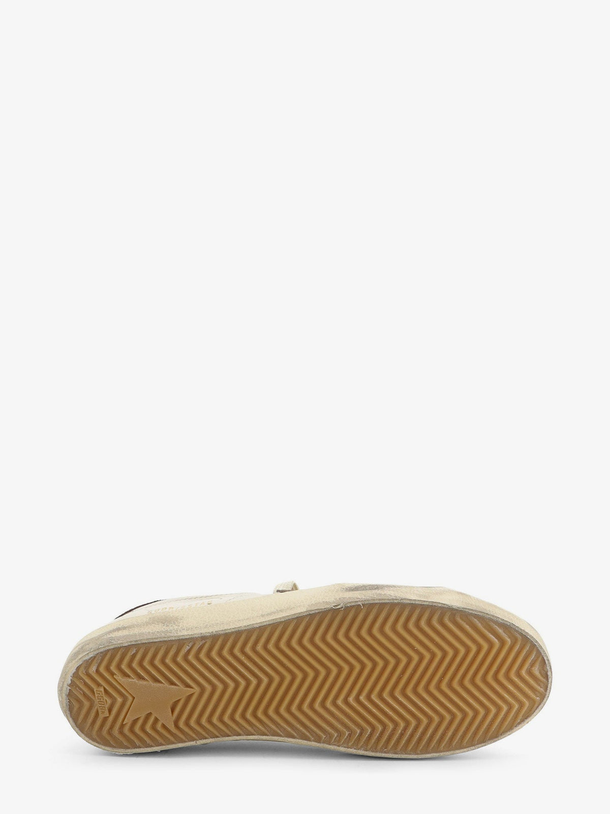 Golden Goose Super Star Vintage leather sneakers - Butterbeigeburgundy