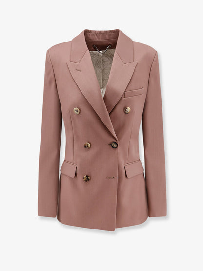 Golden Goose Deluxe Brand Diva Light Dry Wool Blazer - Bronze Pink