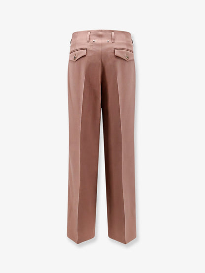 Golden Goose Deluxe Brand Flavia Light Dry Wool trousers - Bronze Pink