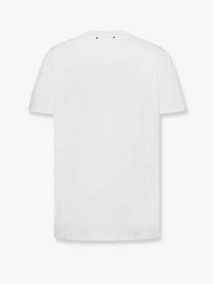 Golden Goose Deluxe Brand Cotton t-shirt with rhinestones - Vintage White