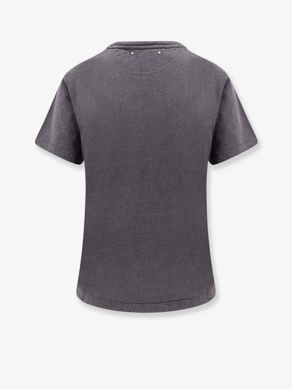 Golden Goose Deluxe Brand Doris cotton T-shirt with logo detail - Anthracite