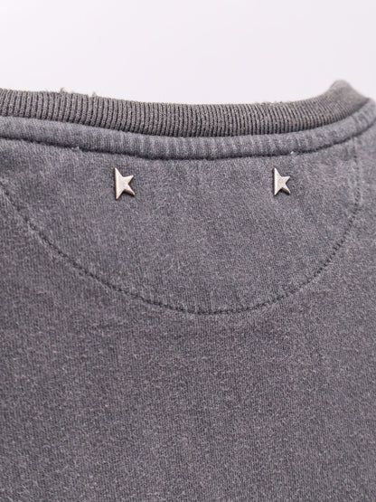 Golden Goose Deluxe Brand Doris cotton T-shirt with logo detail - Anthracite