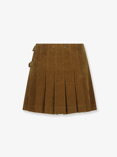 Golden Goose Raelynn corduroy mini skirt - Amber / Honey