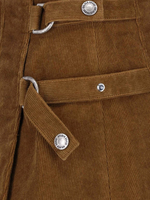 Golden Goose Raelynn corduroy mini skirt - Amber / Honey