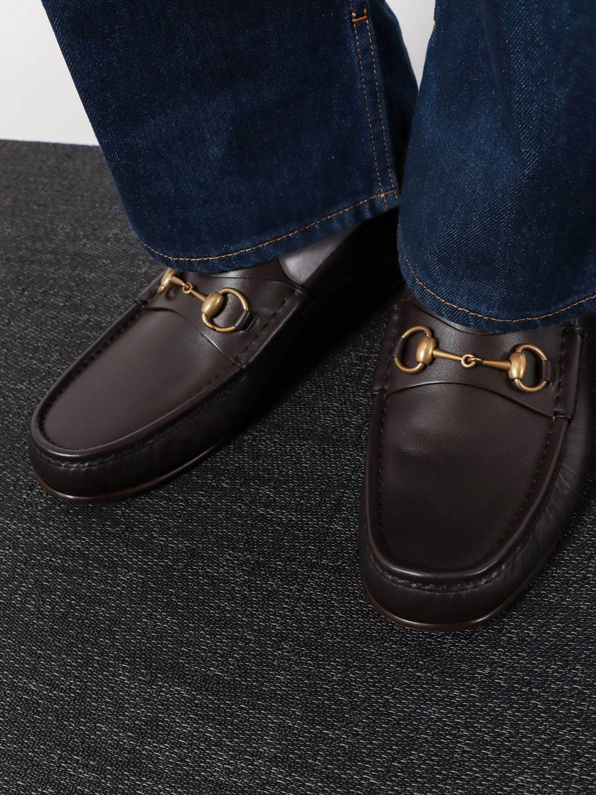 Gucci Horsebit 1953 leather loafer - Dk Brown Pigments