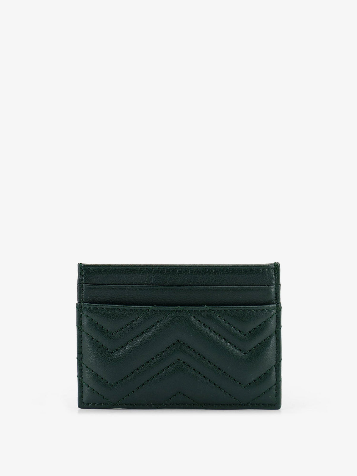 Gucci GG Marmont leather card holder - Green