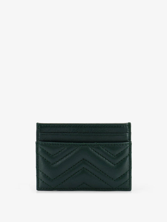 Gucci GG Marmont leather card holder - Green