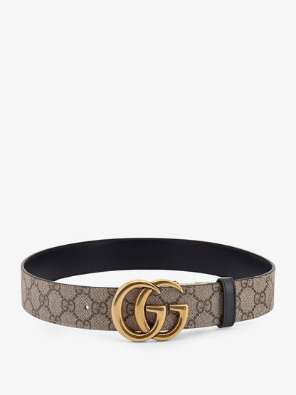 Gucci GG Supreme Fabric belt - Ebonynero