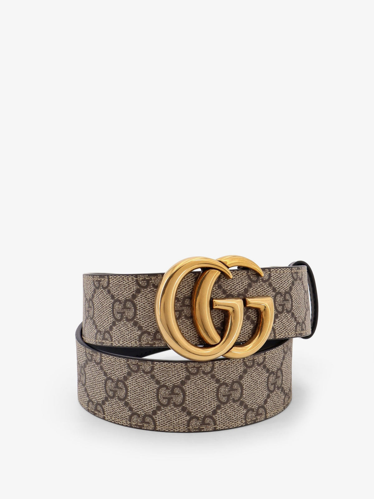 Gucci GG Supreme Fabric belt - Ebonynero