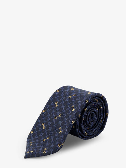 Gucci Silk Morset Tie - Mid.Nightblskyblu