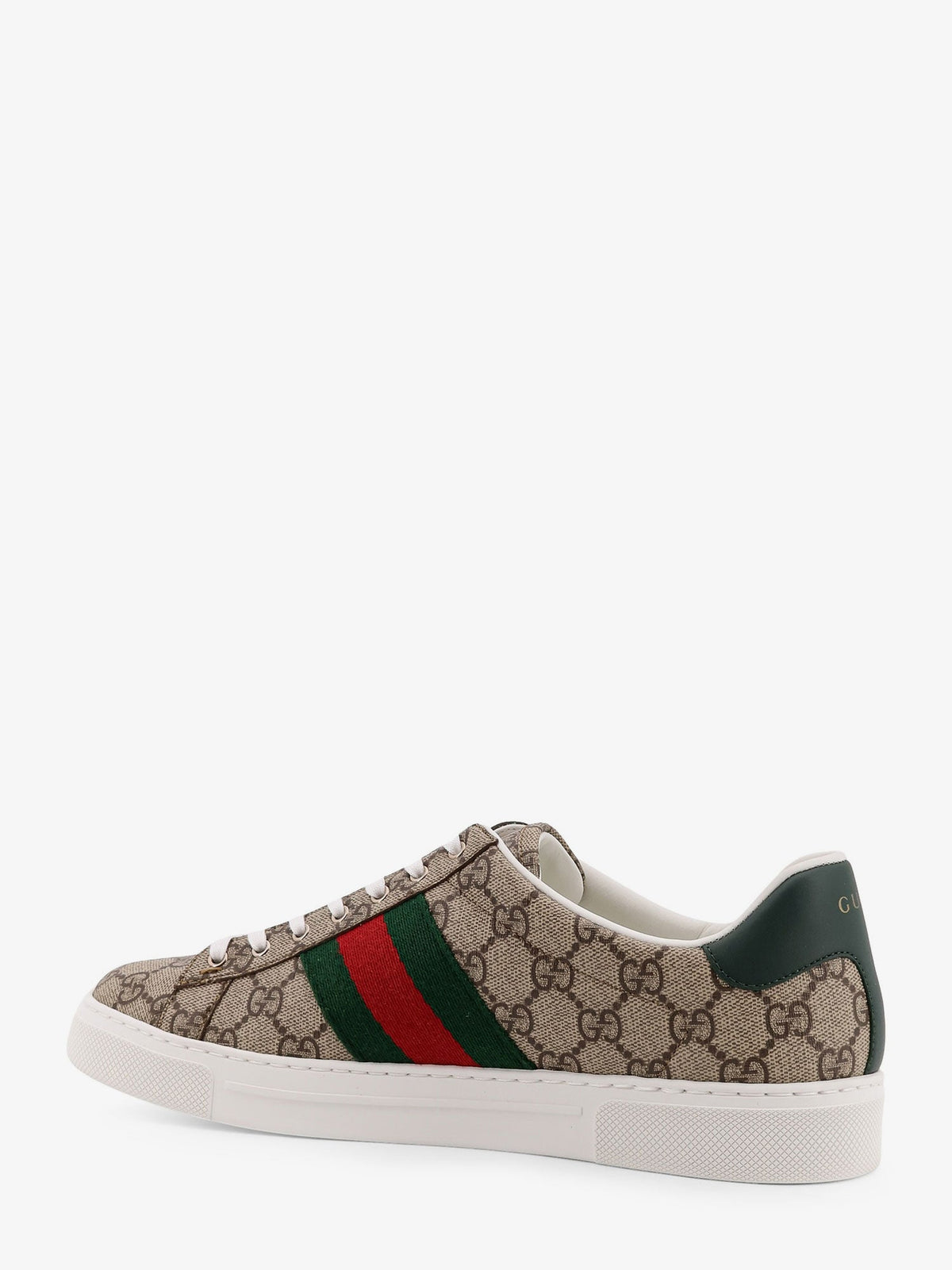 Gucci Low-top Ace GG Supreme fabric sneakers - Ebonyvrvgreen