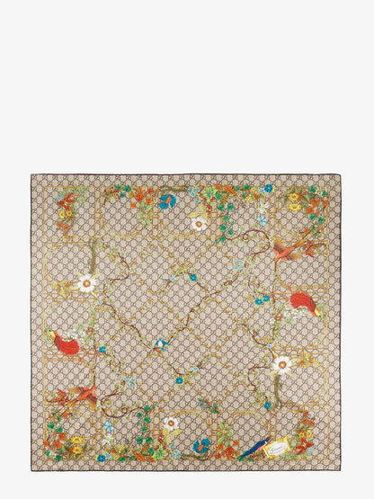 GUCCI - Cage GG silk foulard