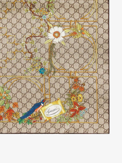 GUCCI - Cage GG silk foulard