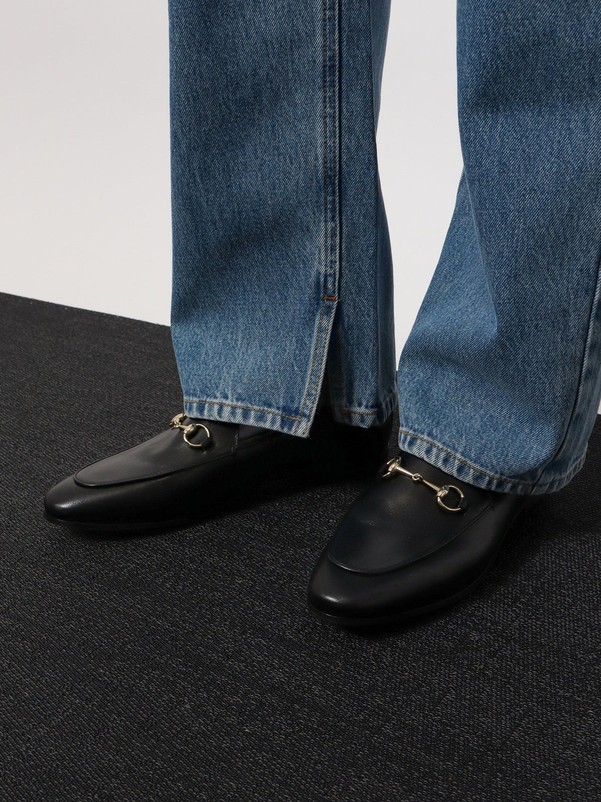 Gucci Leather Jordaan loafers - Black