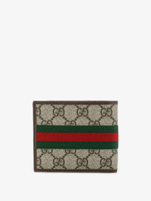Gucci Coated canvas wallet with GG motif - Oldbebnacerovrv