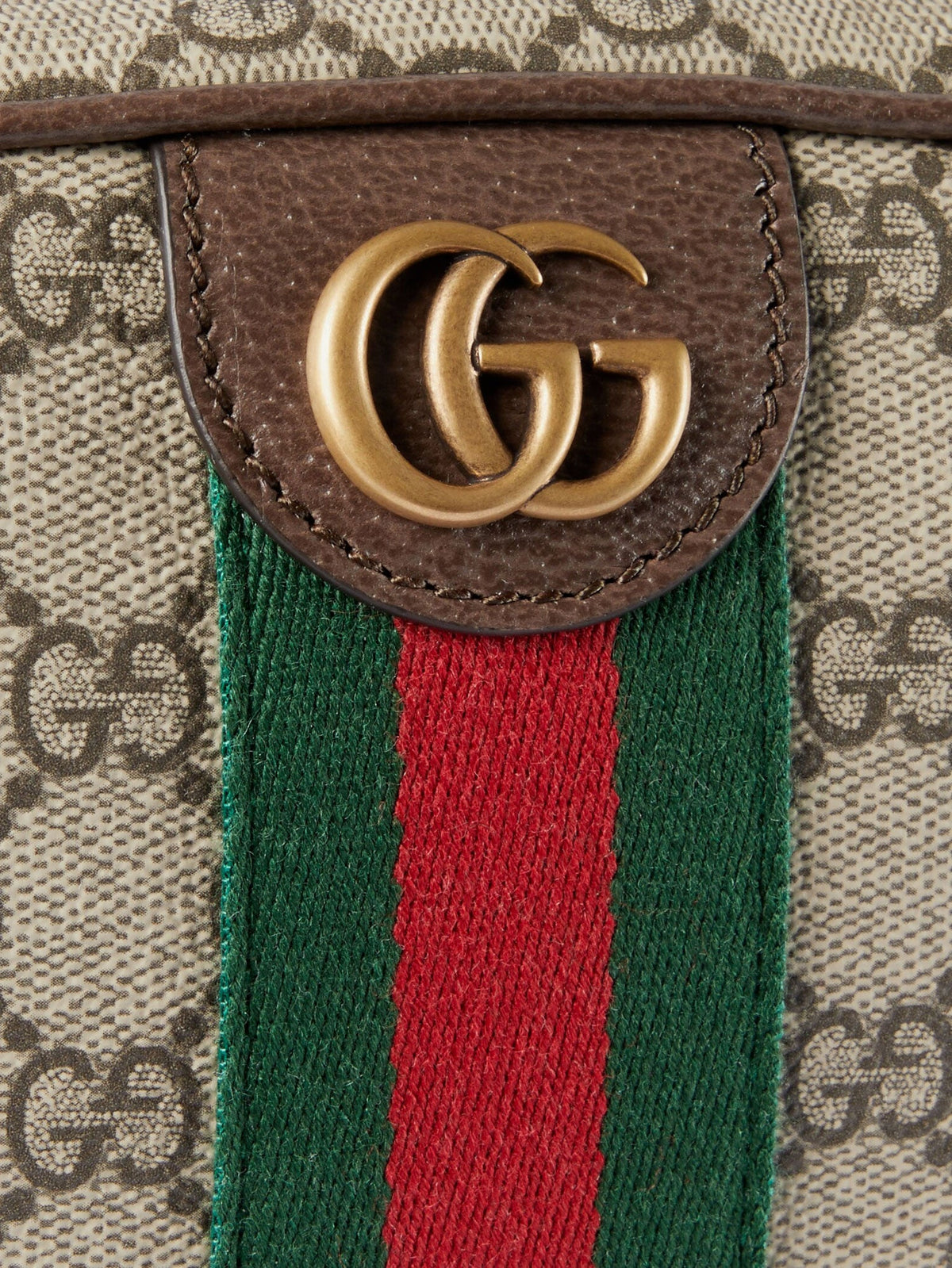 Gucci Ophidia GG Supreme Fabric shoulder bag - Beige Marrone