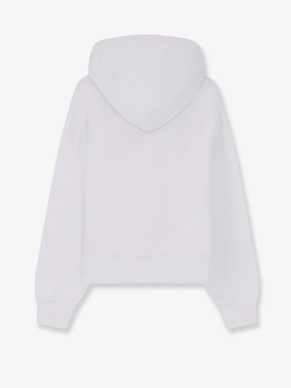 Gucci Cotton sweatshirt with embroidered Horsebit on the front - White Mix