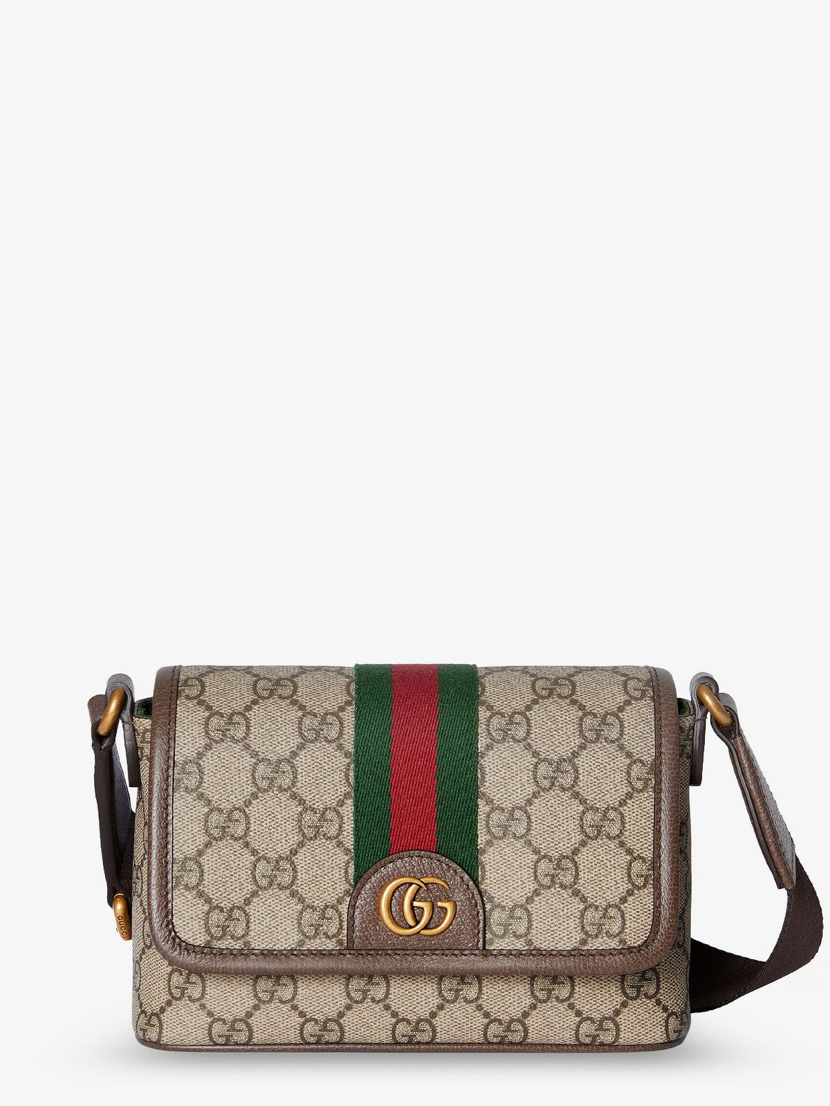 Gucci Mini Ophidia GG fabric crossbody bag - Acero