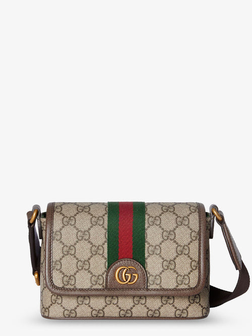 Gucci Mini Ophidia GG fabric crossbody bag - Acero