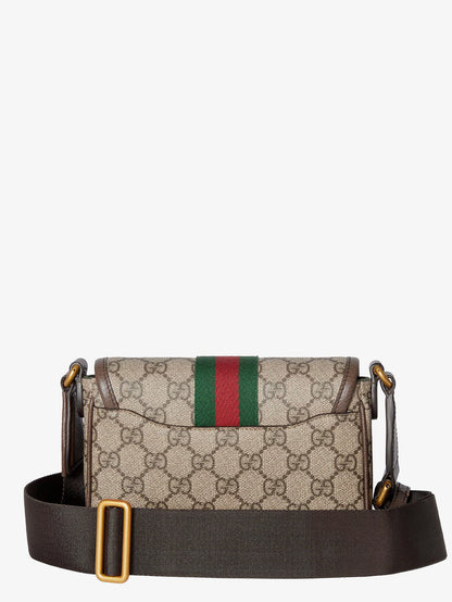 Gucci Mini Ophidia GG fabric crossbody bag - Acero