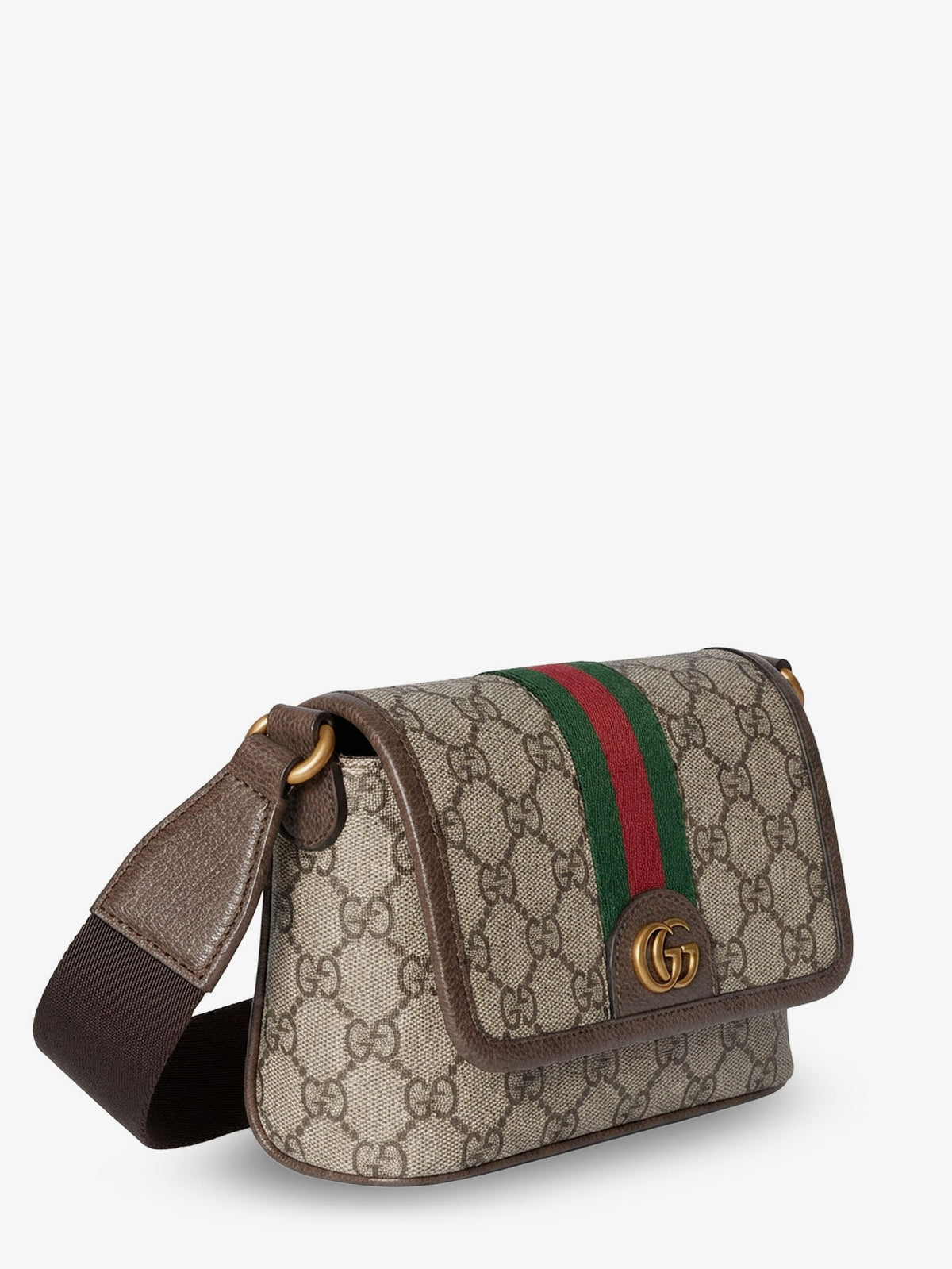 Gucci Mini Ophidia GG fabric crossbody bag - Acero