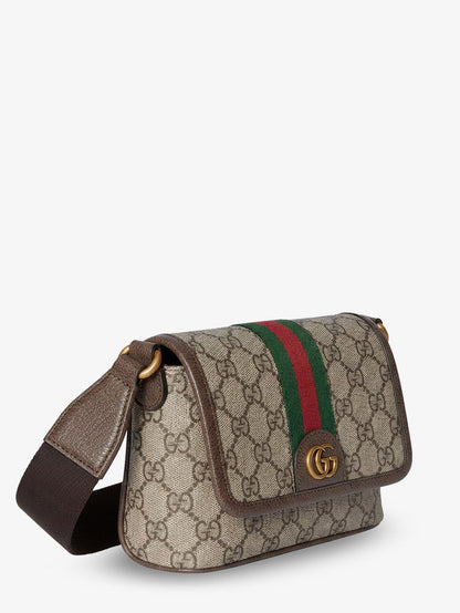 Gucci Mini Ophidia GG fabric crossbody bag - Acero