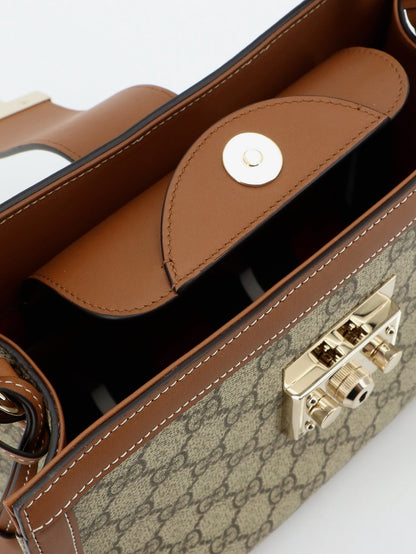 Gucci Padlock handbag with shoulder strap - Bebonysundial