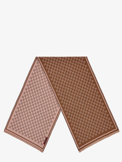 GUCCI - Wool scarf with GG motif