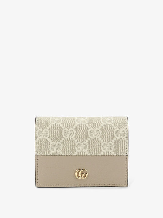 Gucci Gg Marmont Bicolor Leather Wallet