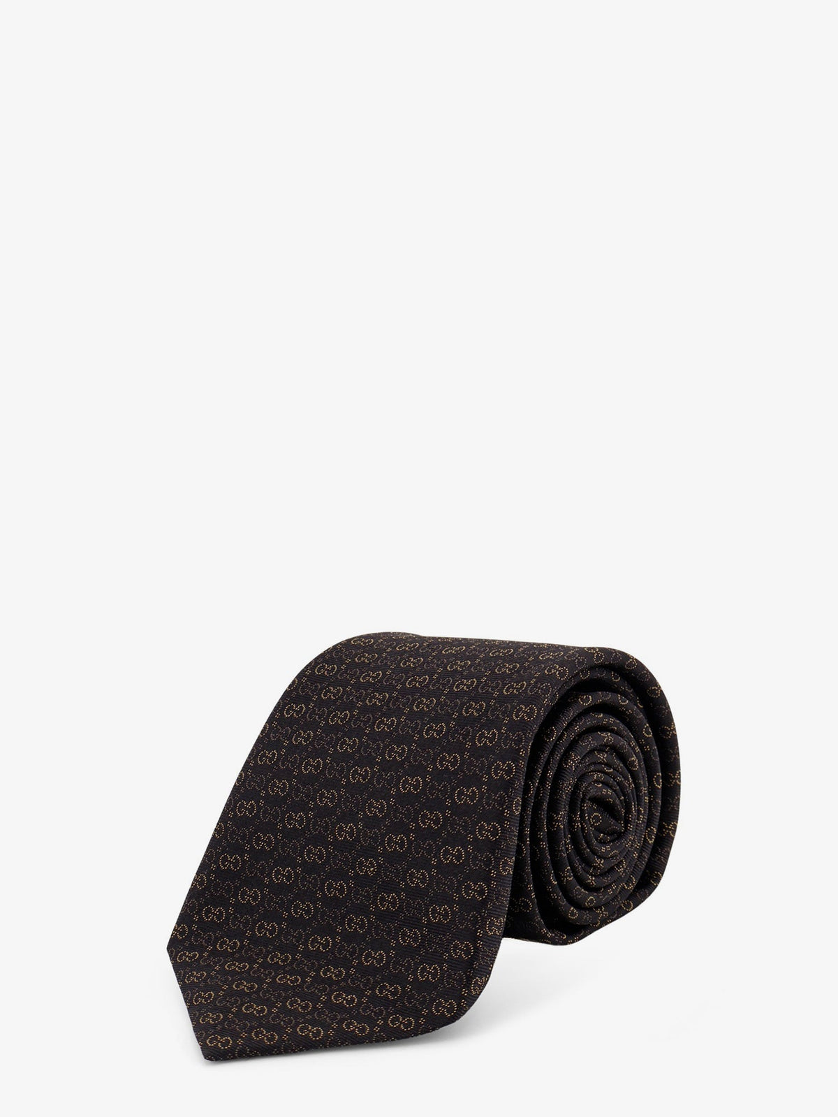 Gucci Oxy silk tie - Black Yellow