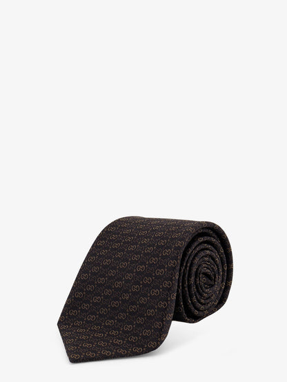 Gucci Oxy silk tie - Black Yellow