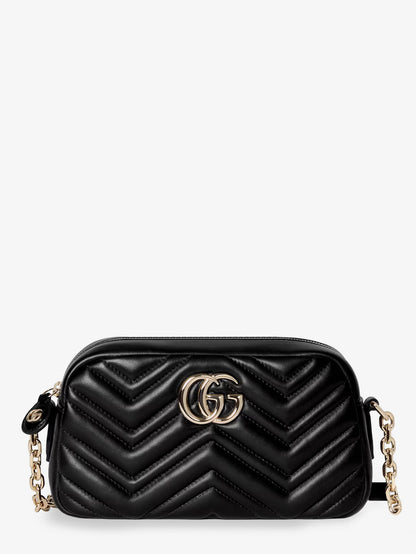 Gucci GG Marmont leather camera bag - Black