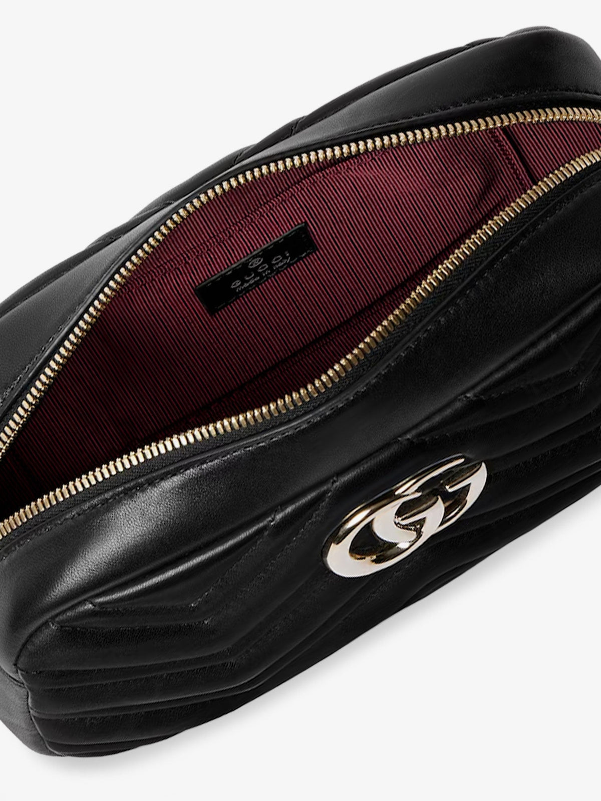 Gucci GG Marmont leather camera bag - Black