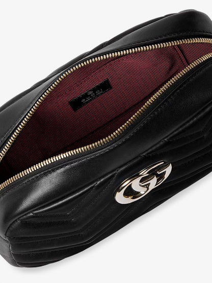 Gucci GG Marmont leather camera bag - Black