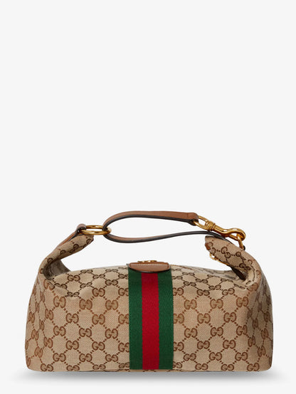 GUCCI - Gucci Vanity GG fabric handbag