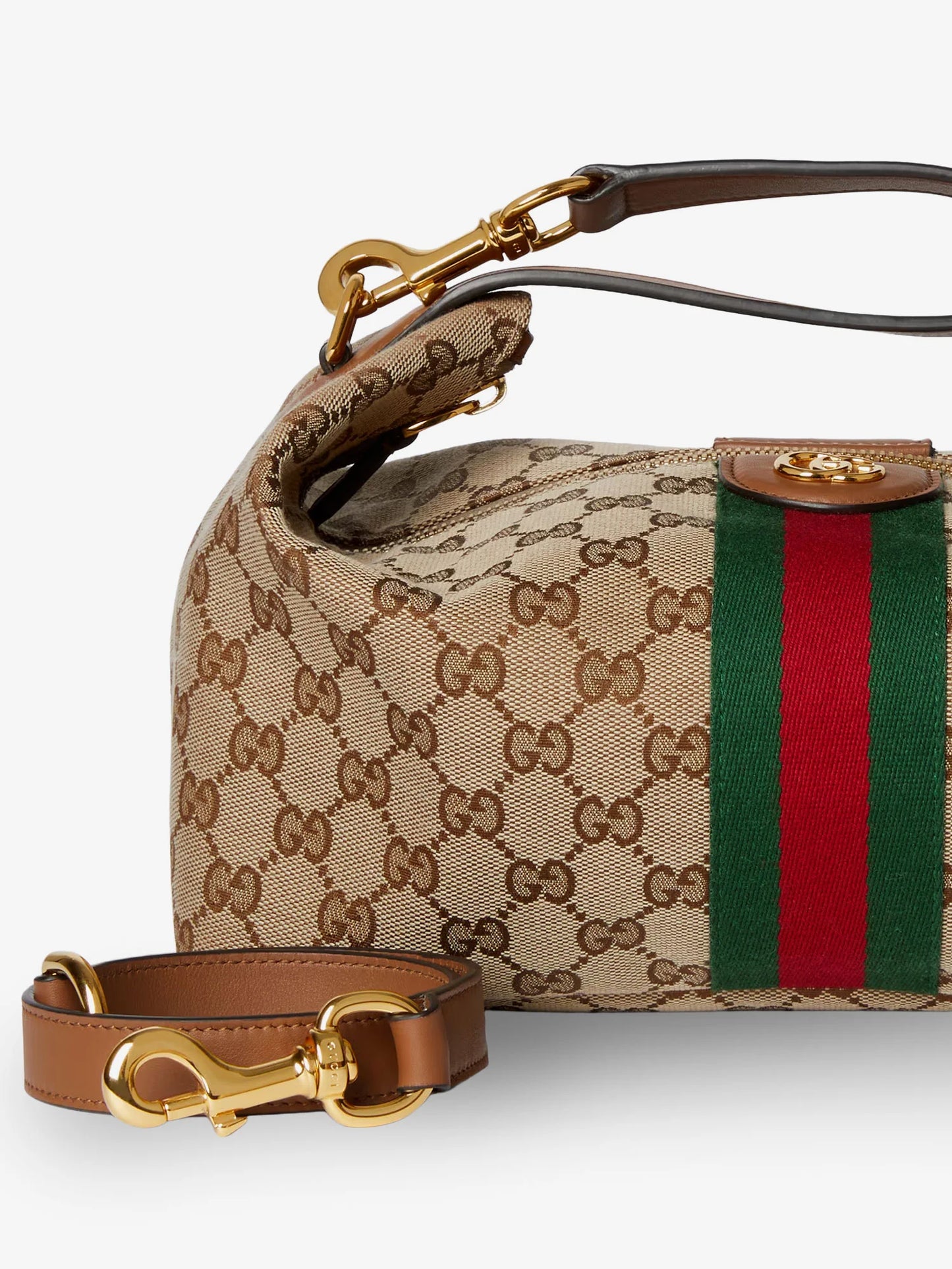 GUCCI - Gucci Vanity GG fabric handbag