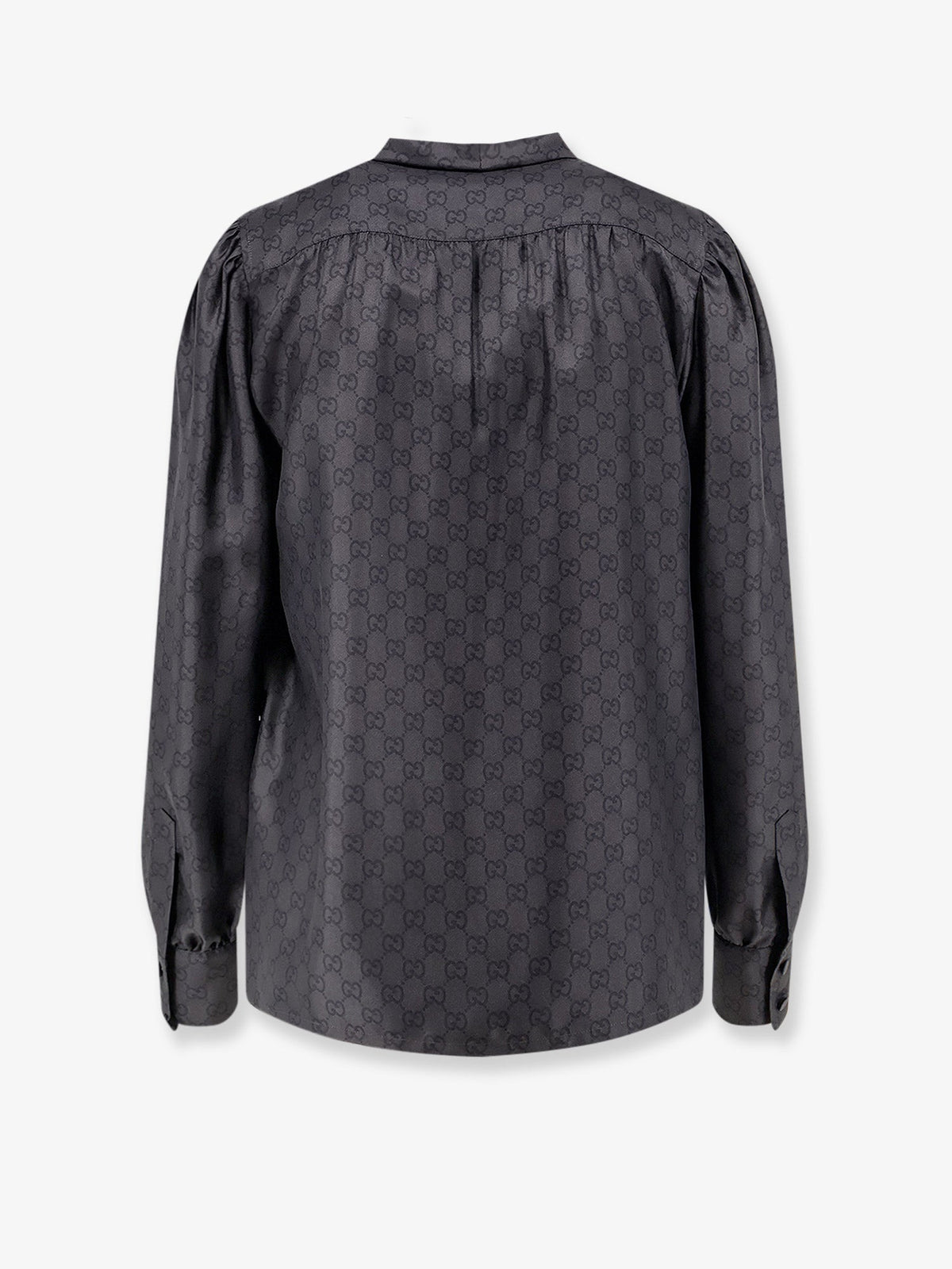 Gucci Gucci Primavera GG silk shirt - Blackgrey
