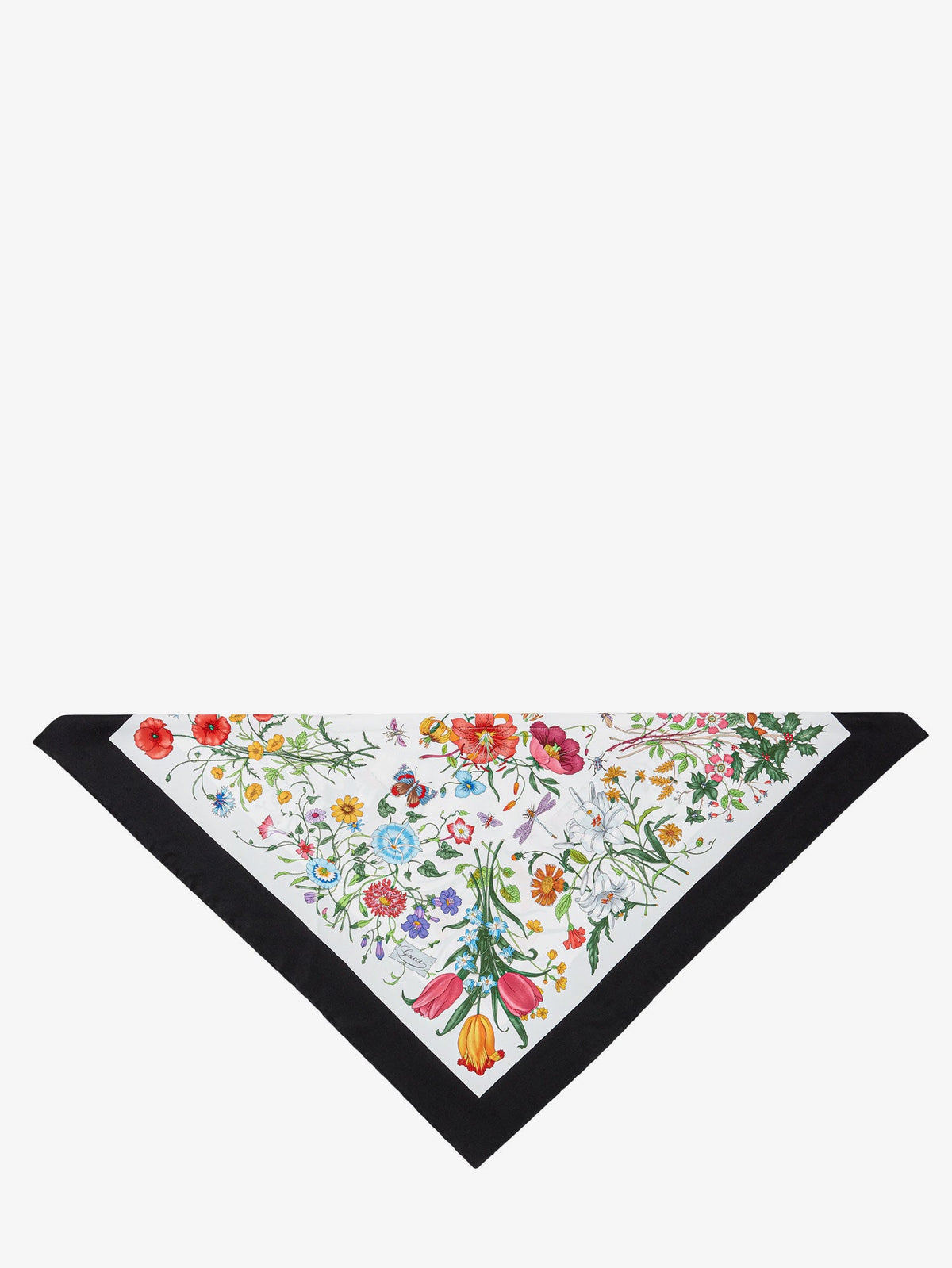 Gucci Silk hair band - White Black