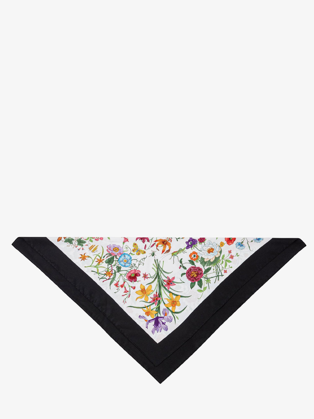 Gucci Silk hair band - White Black