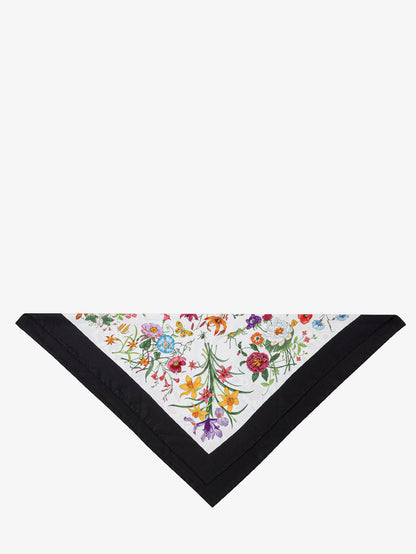 Gucci Silk hair band - White Black