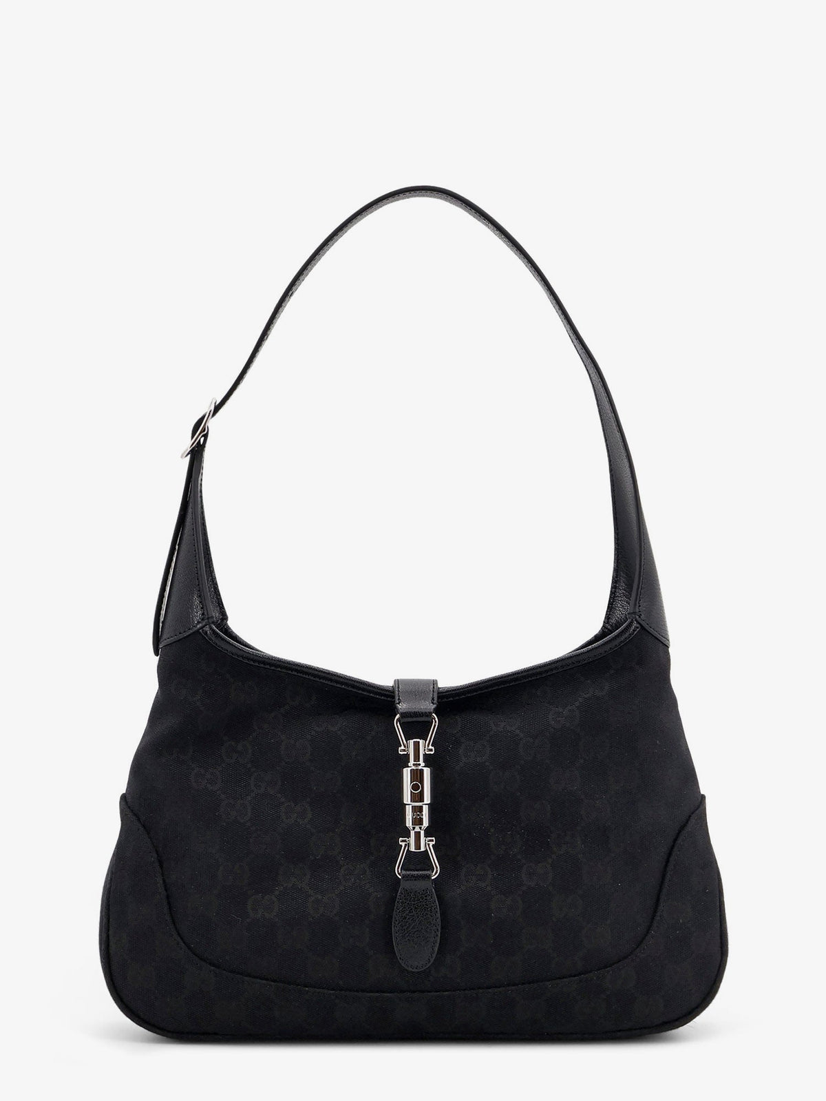 Gucci Jackie 1961 GG fabric shoulder bag - Nero
