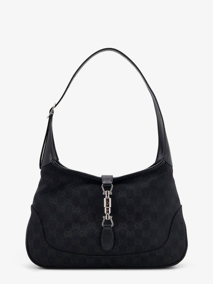 Gucci Jackie 1961 GG fabric shoulder bag - Nero